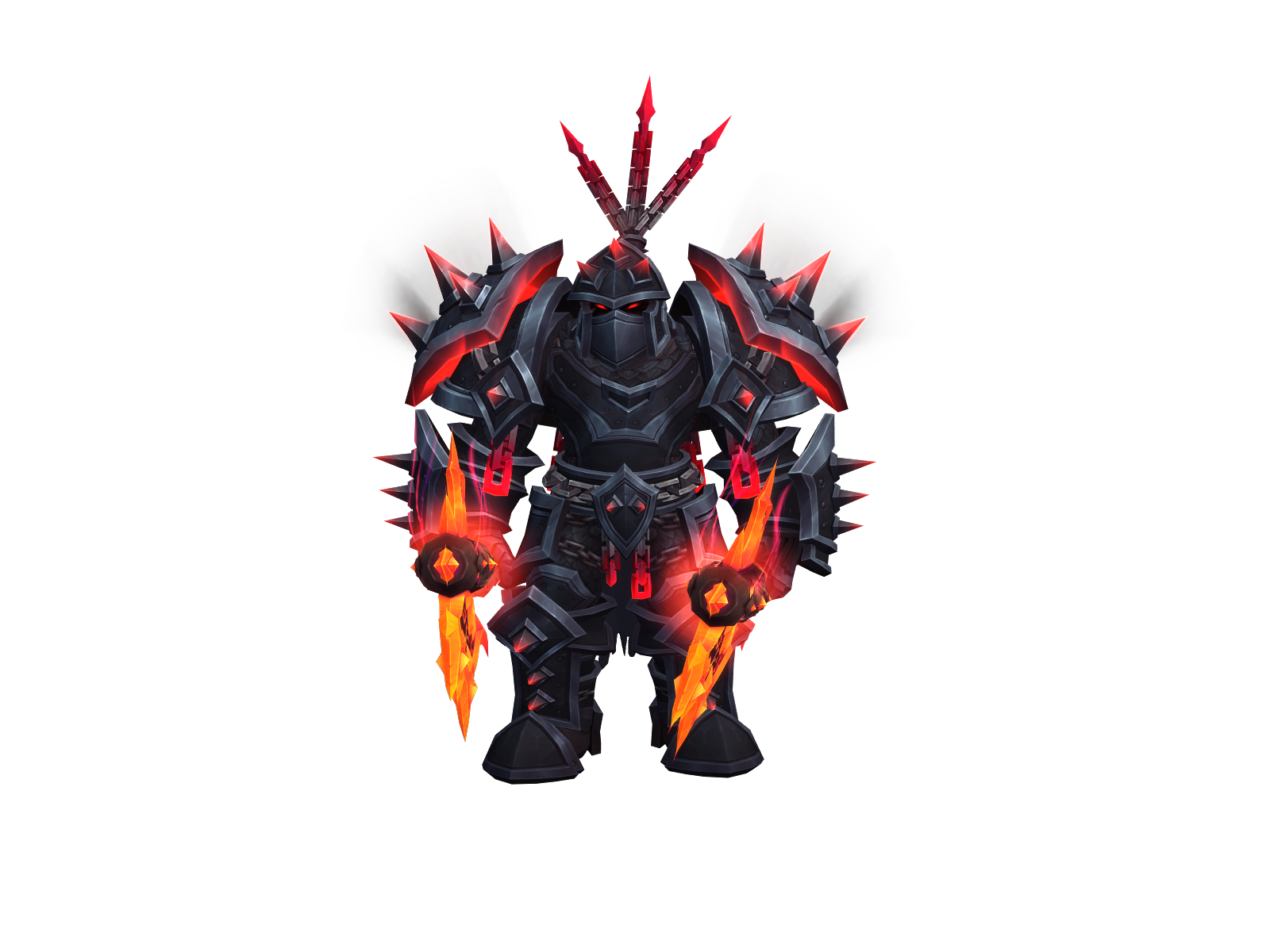 Vileknight 3D character render