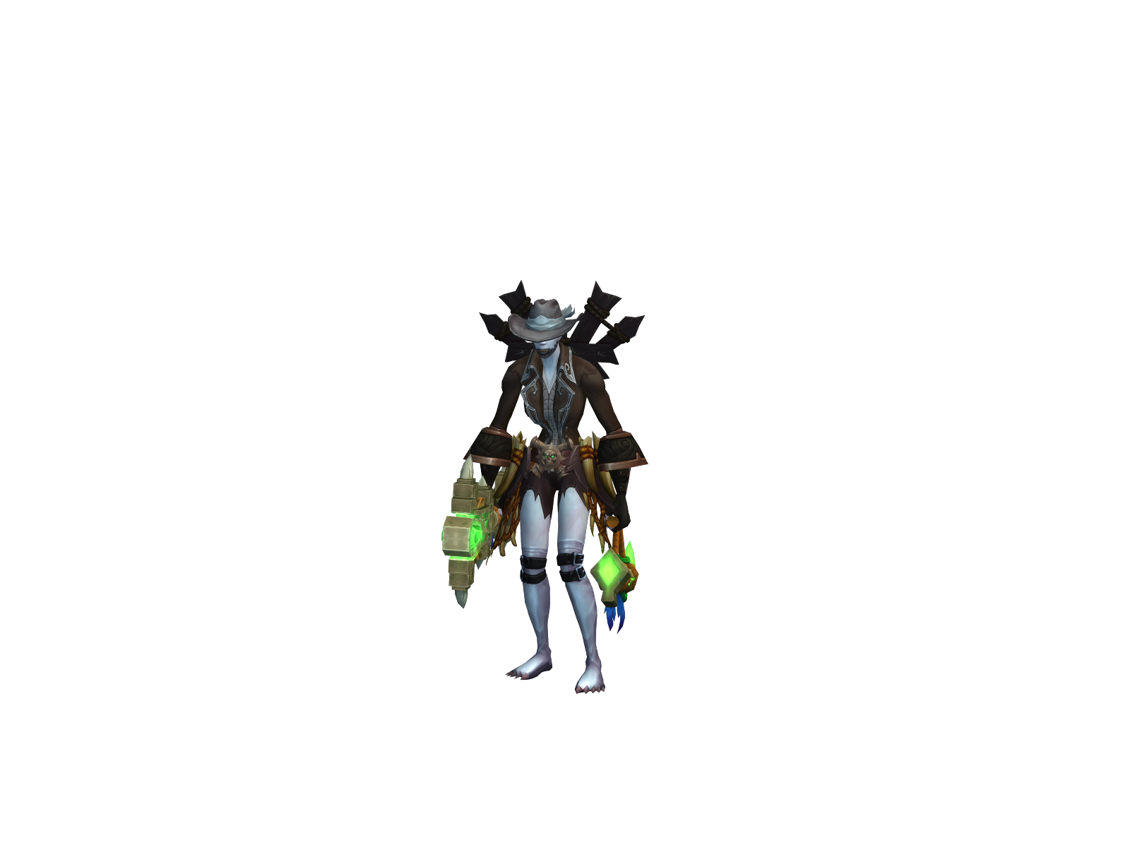 Earthwormhim 3D character render