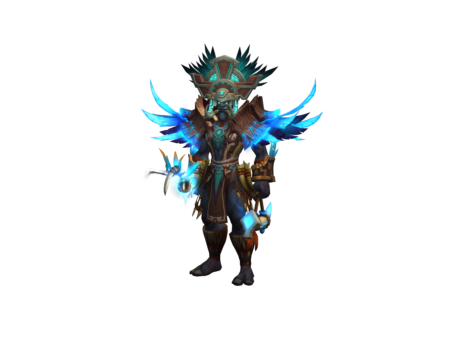 Tanorok 3D character render