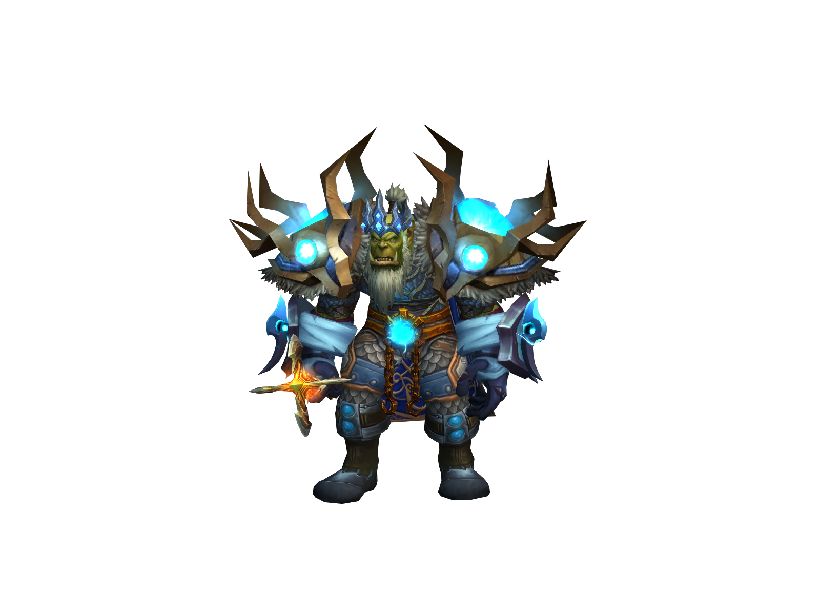 Ráidën 3D character render
