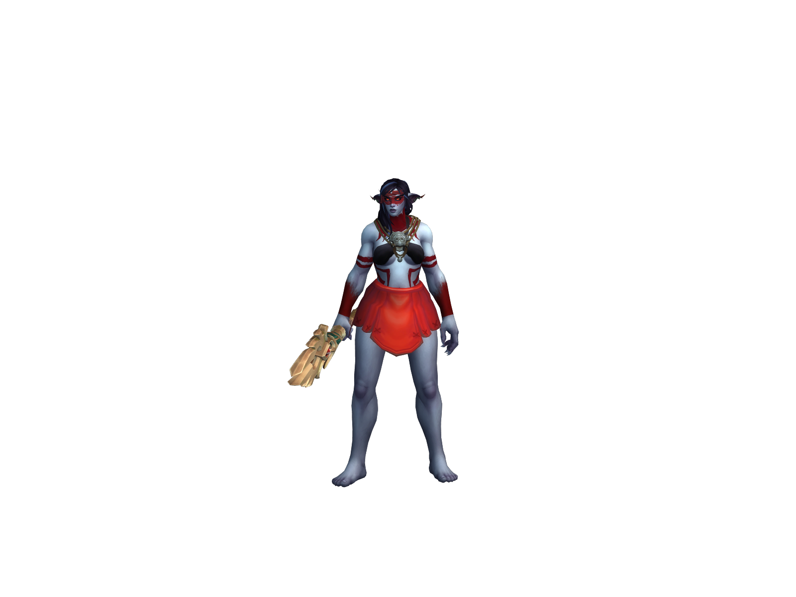 Khaotika 3D character render