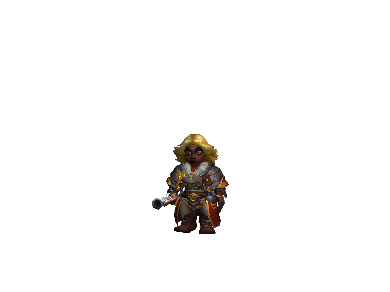 Fuzzybiscuit 3D character render