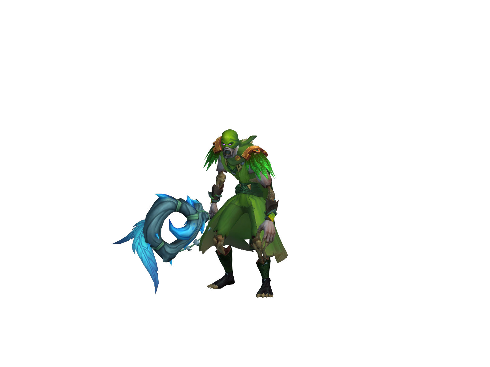 Lilremains 3D character render