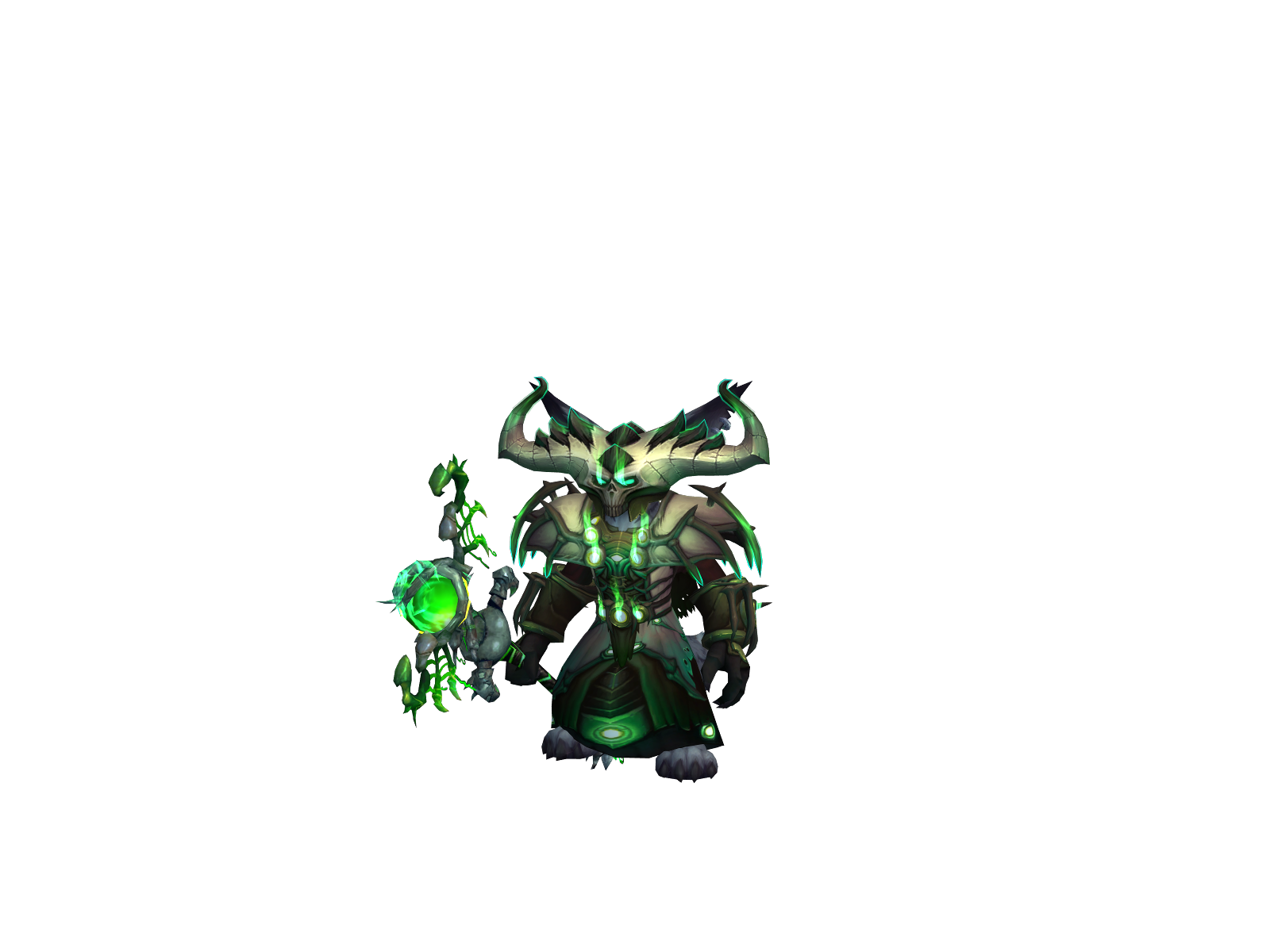 Evilwarlock 3D character render