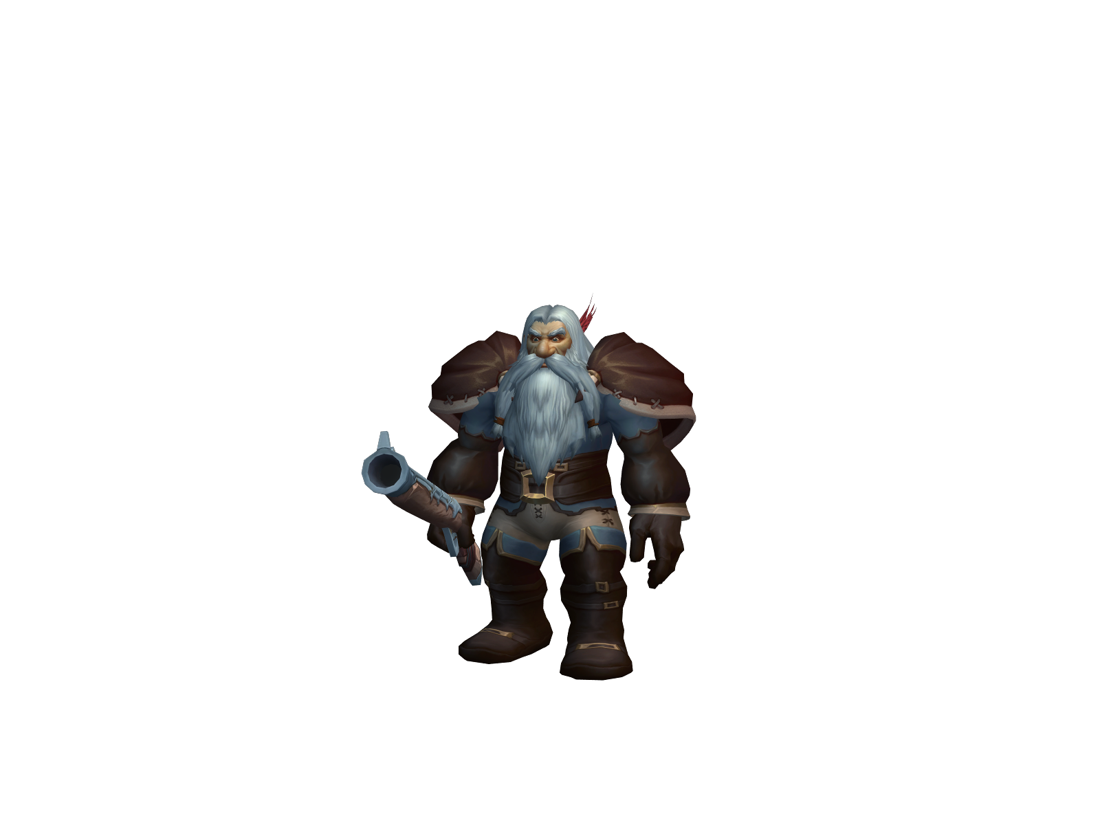 Chamook 3D character render