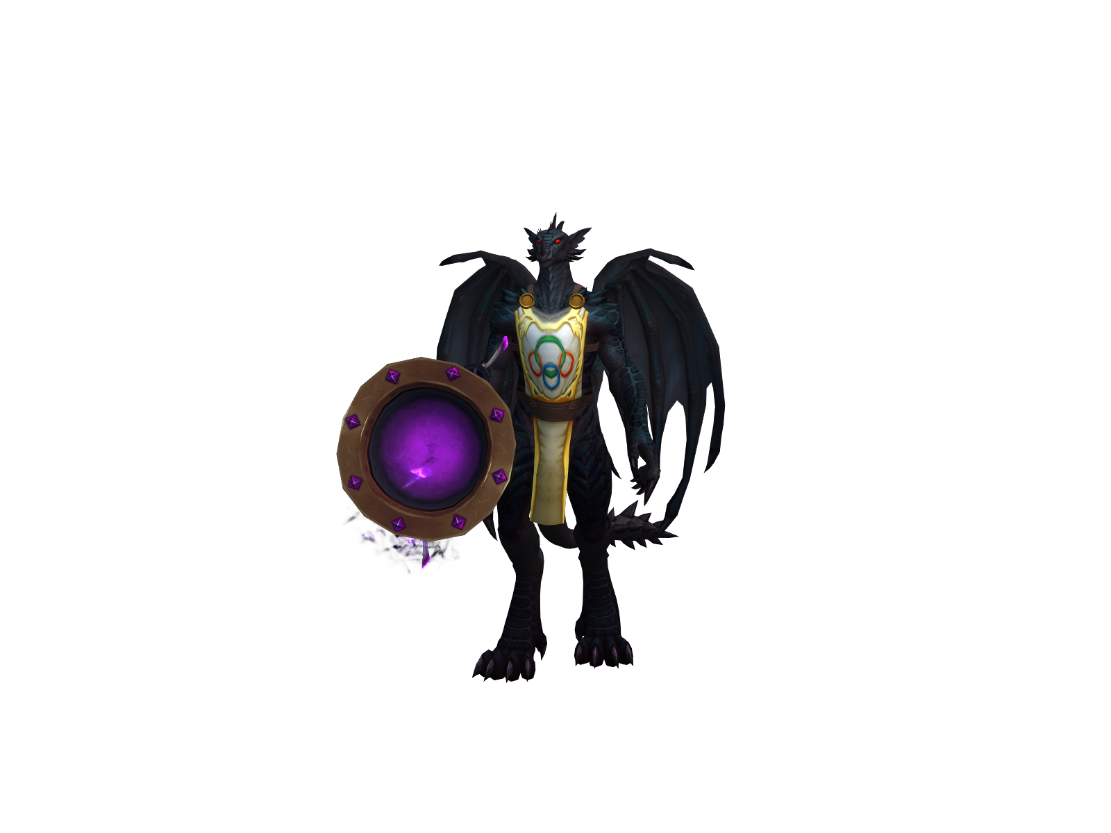 Evokadishu 3D character render