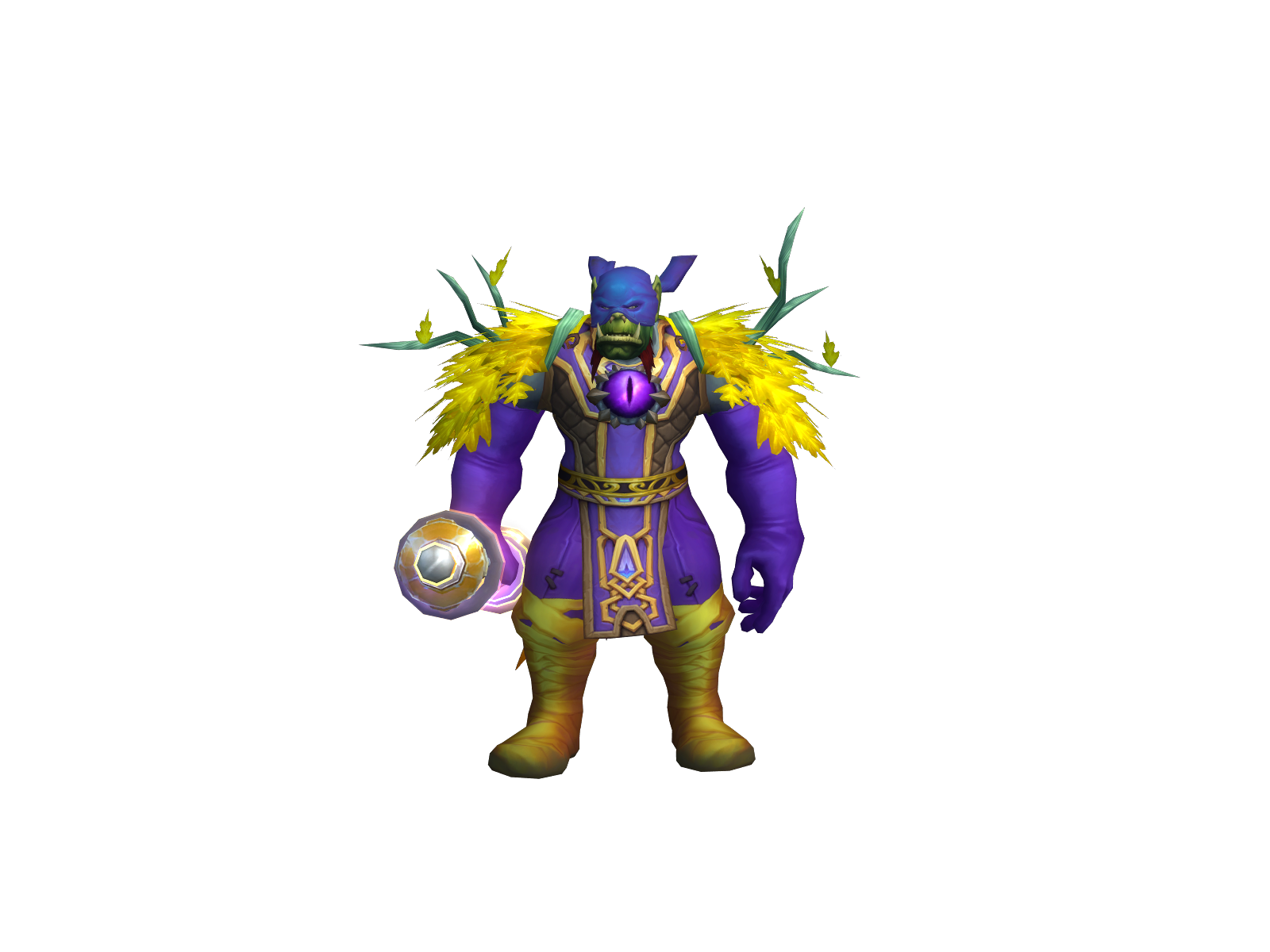 Rochu 3D character render