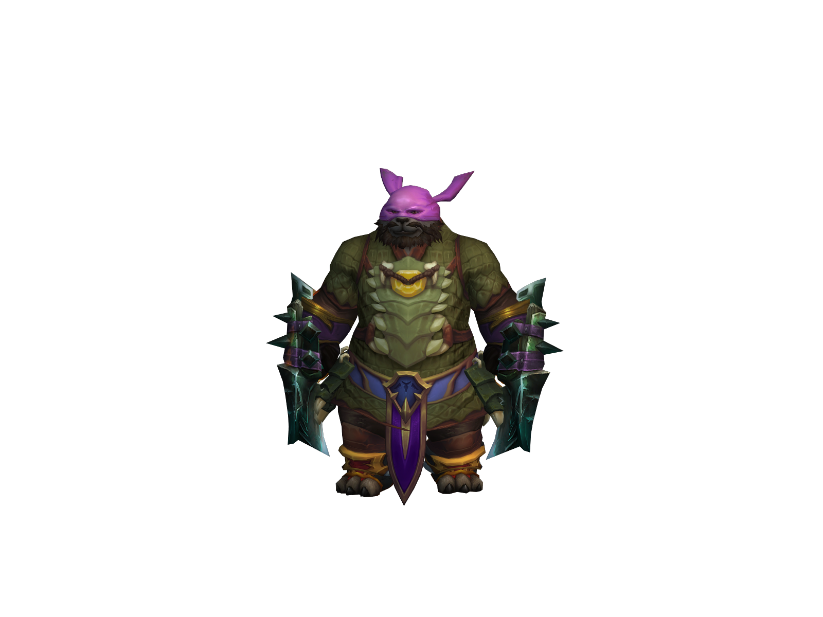 Killdabear 3D character render
