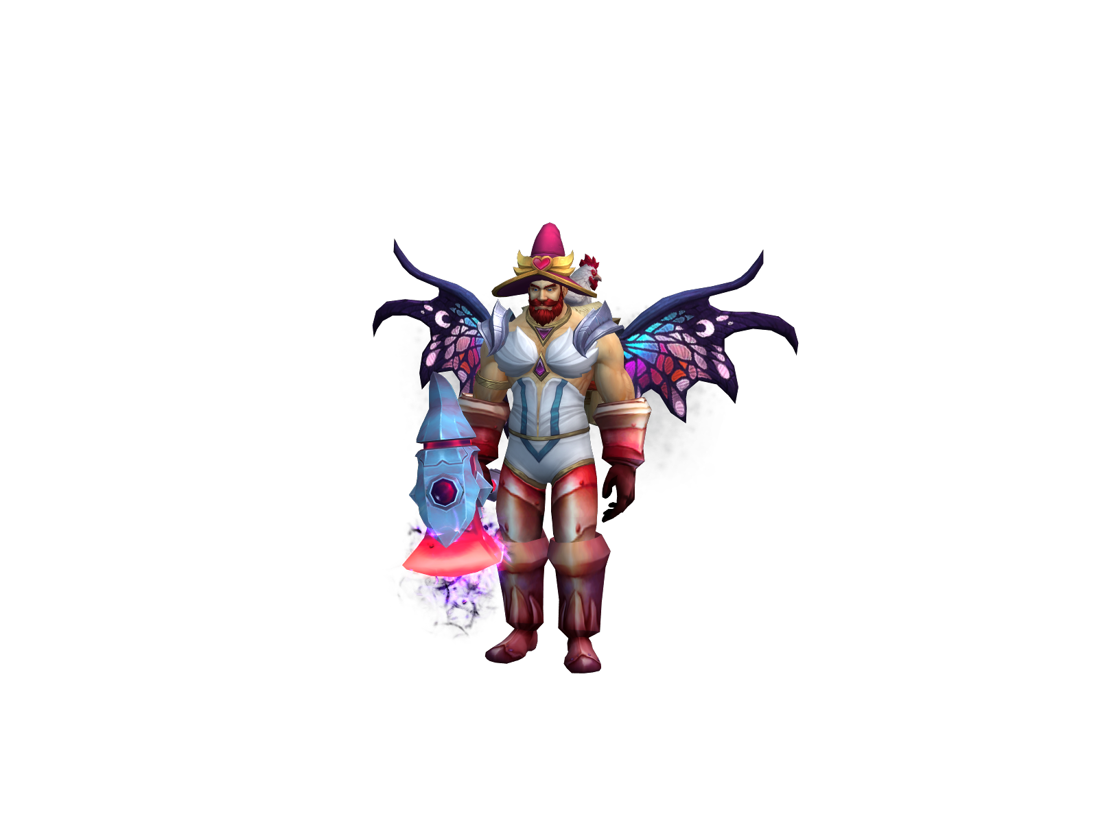 Iclap 3D character render