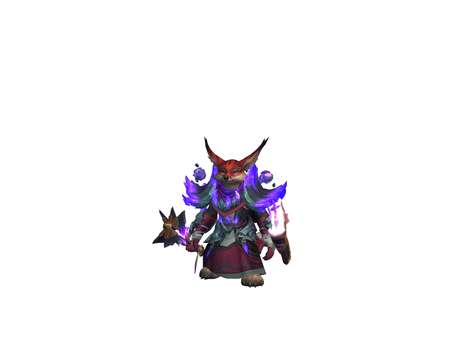 Warmth 3D character render