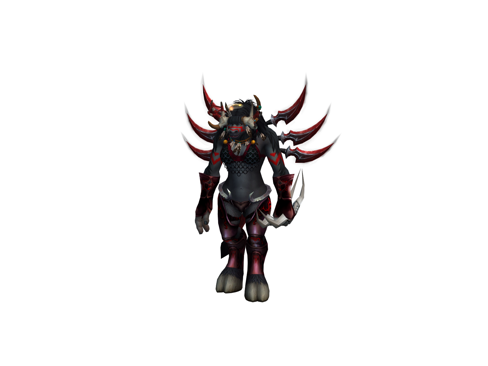 Raeluck 3D character render