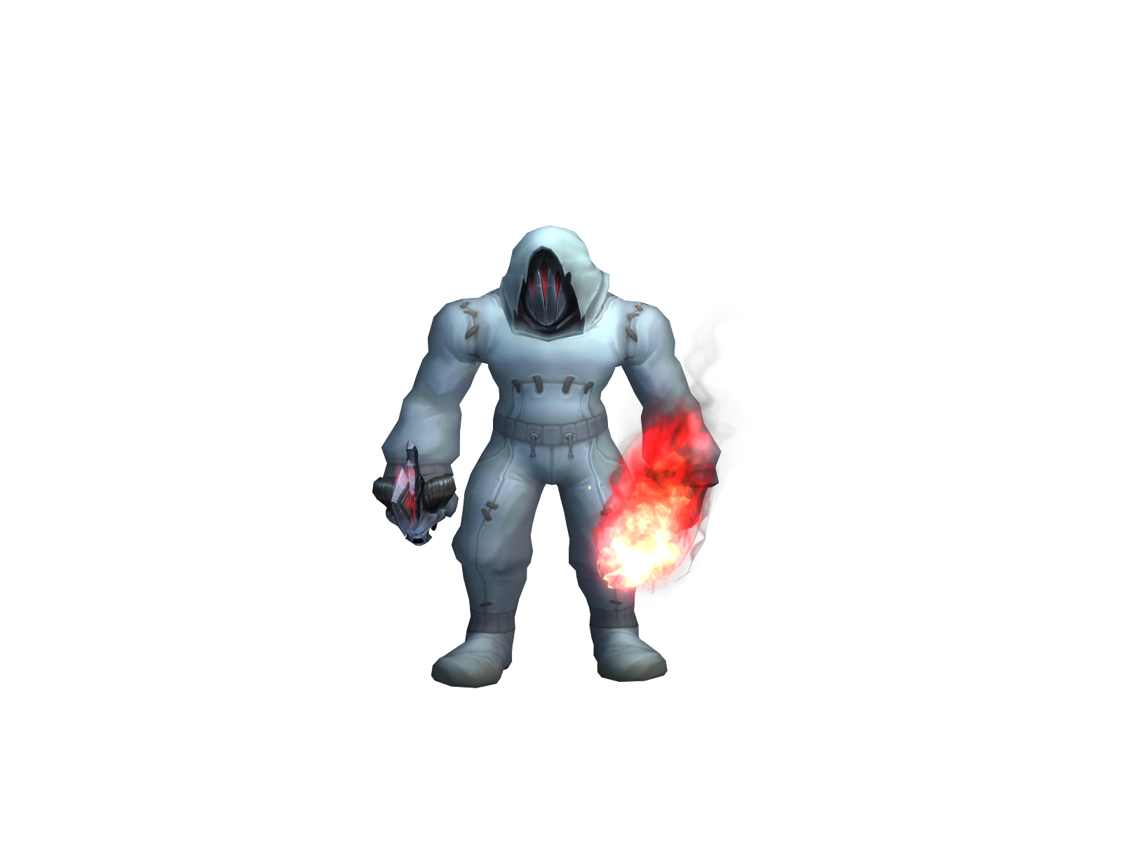 Six 3D character render