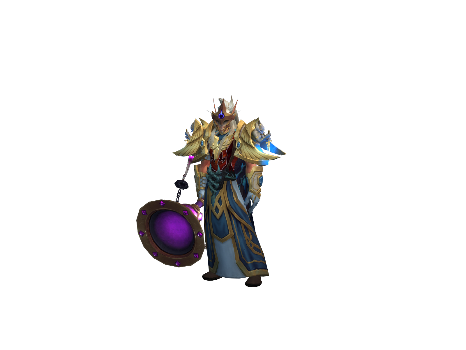 Dynopriest 3D character render