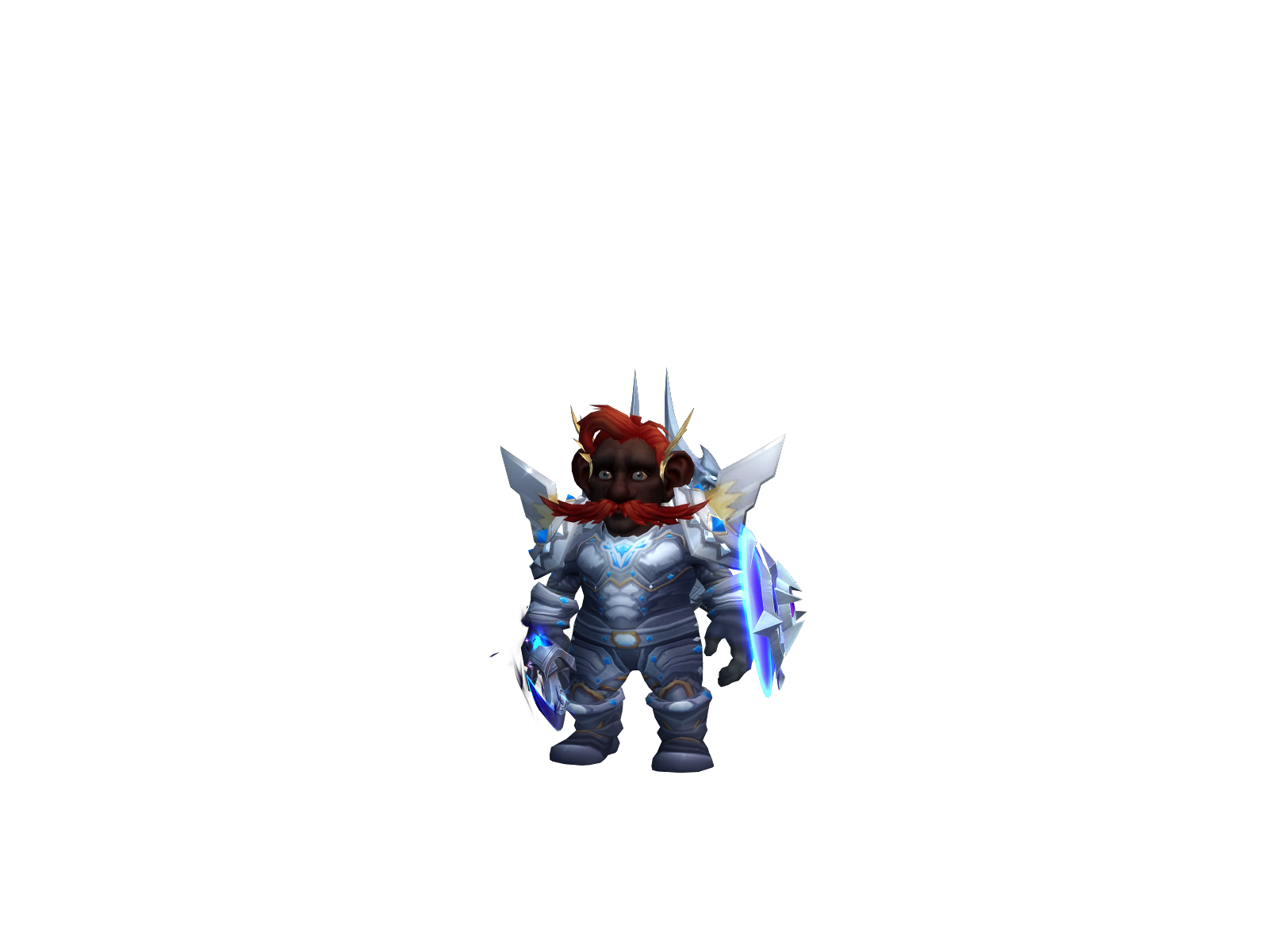 Handrelease 3D character render