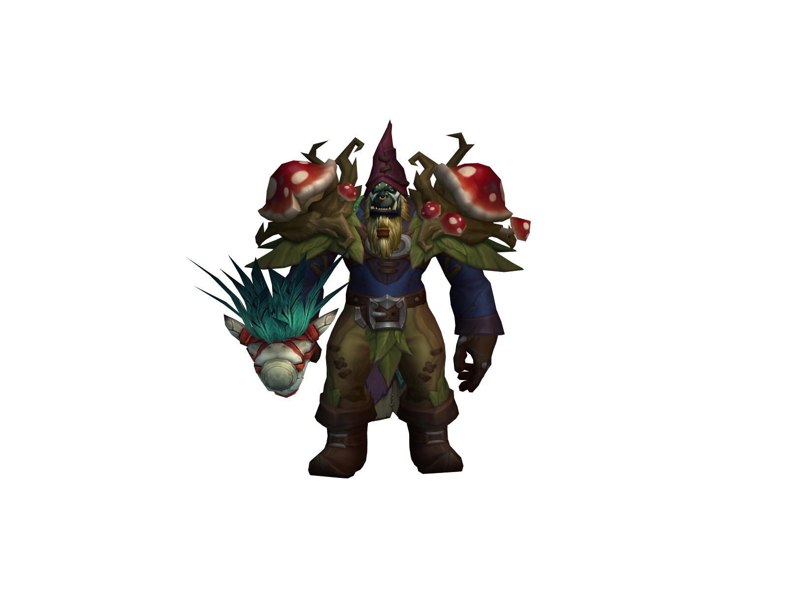 Fractalelf 3D character render