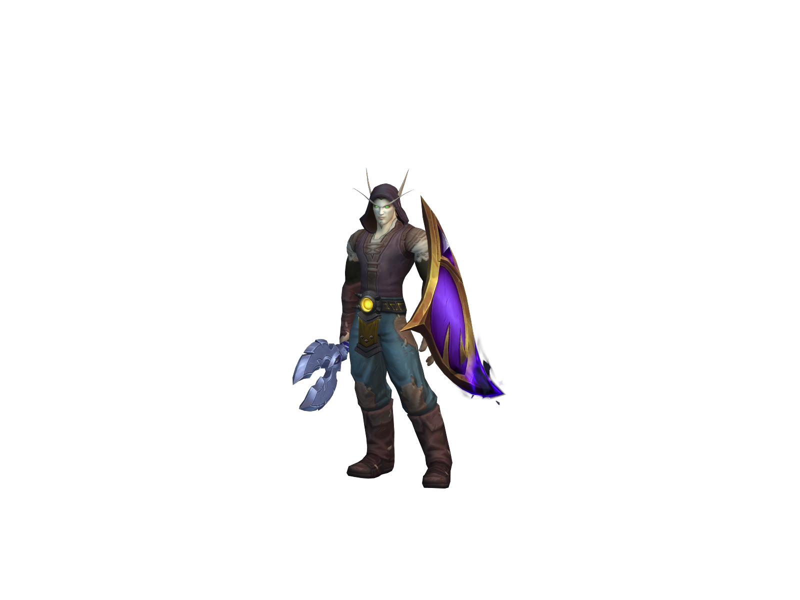 Zanryuu 3D character render