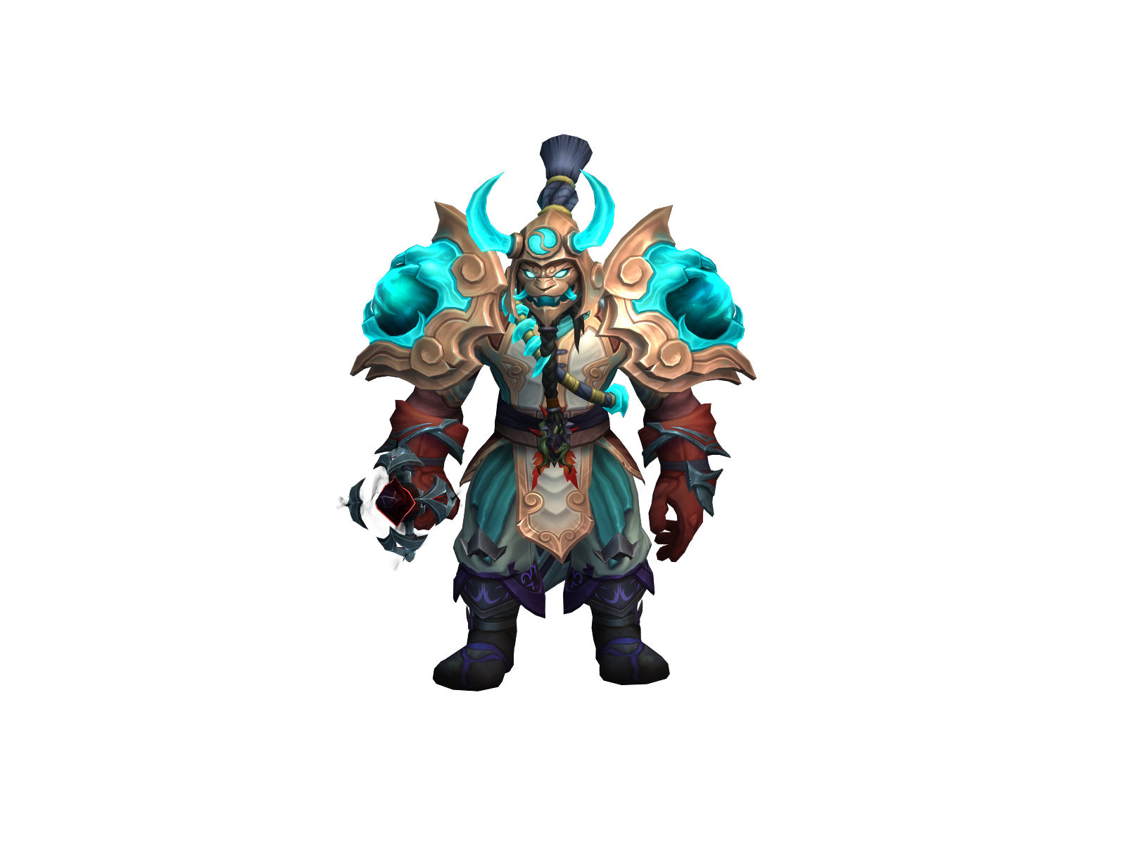 Rockeyroad 3D character render