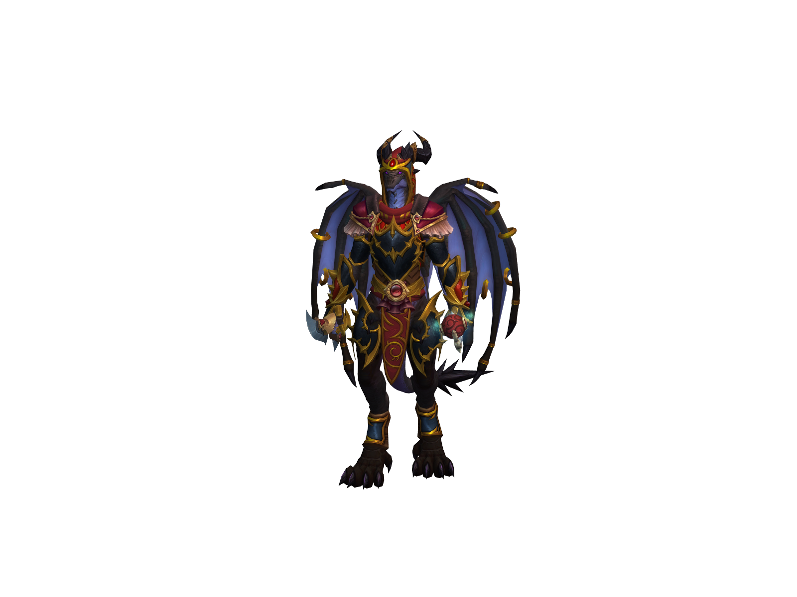 Luxevoker 3D character render