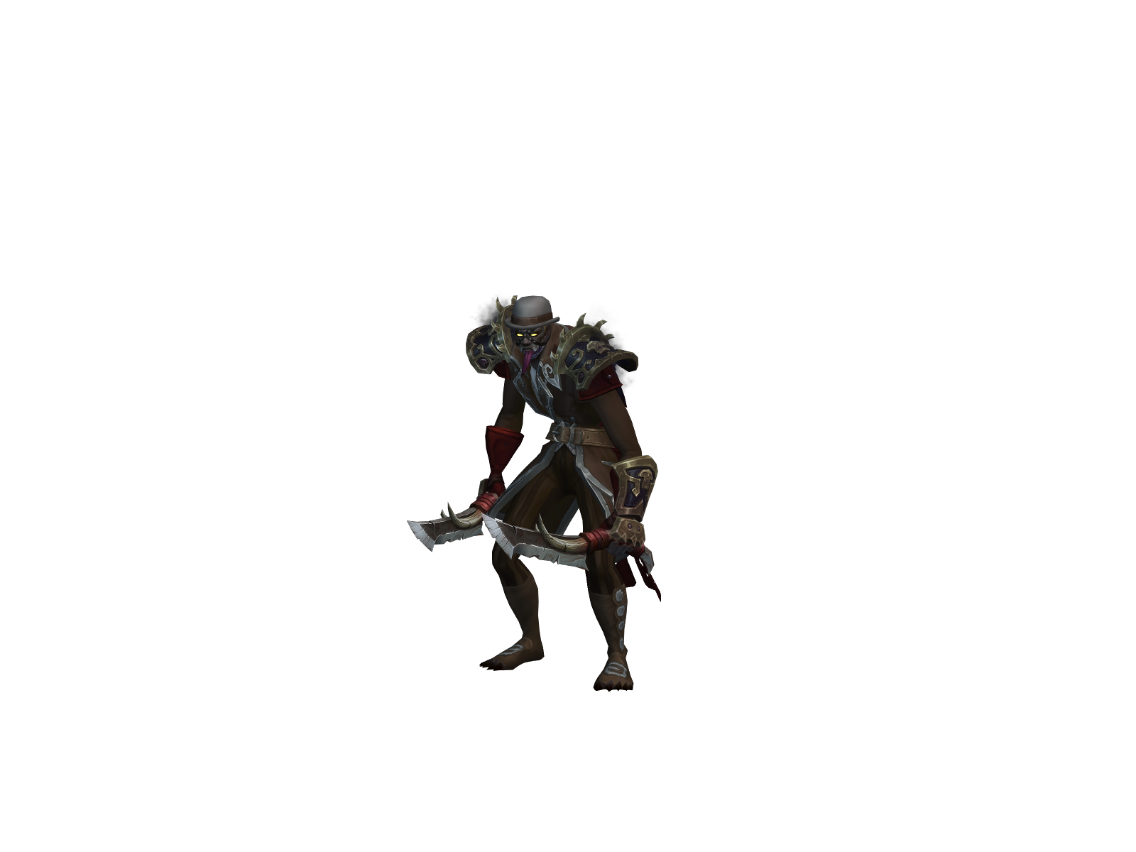 Skives 3D character render
