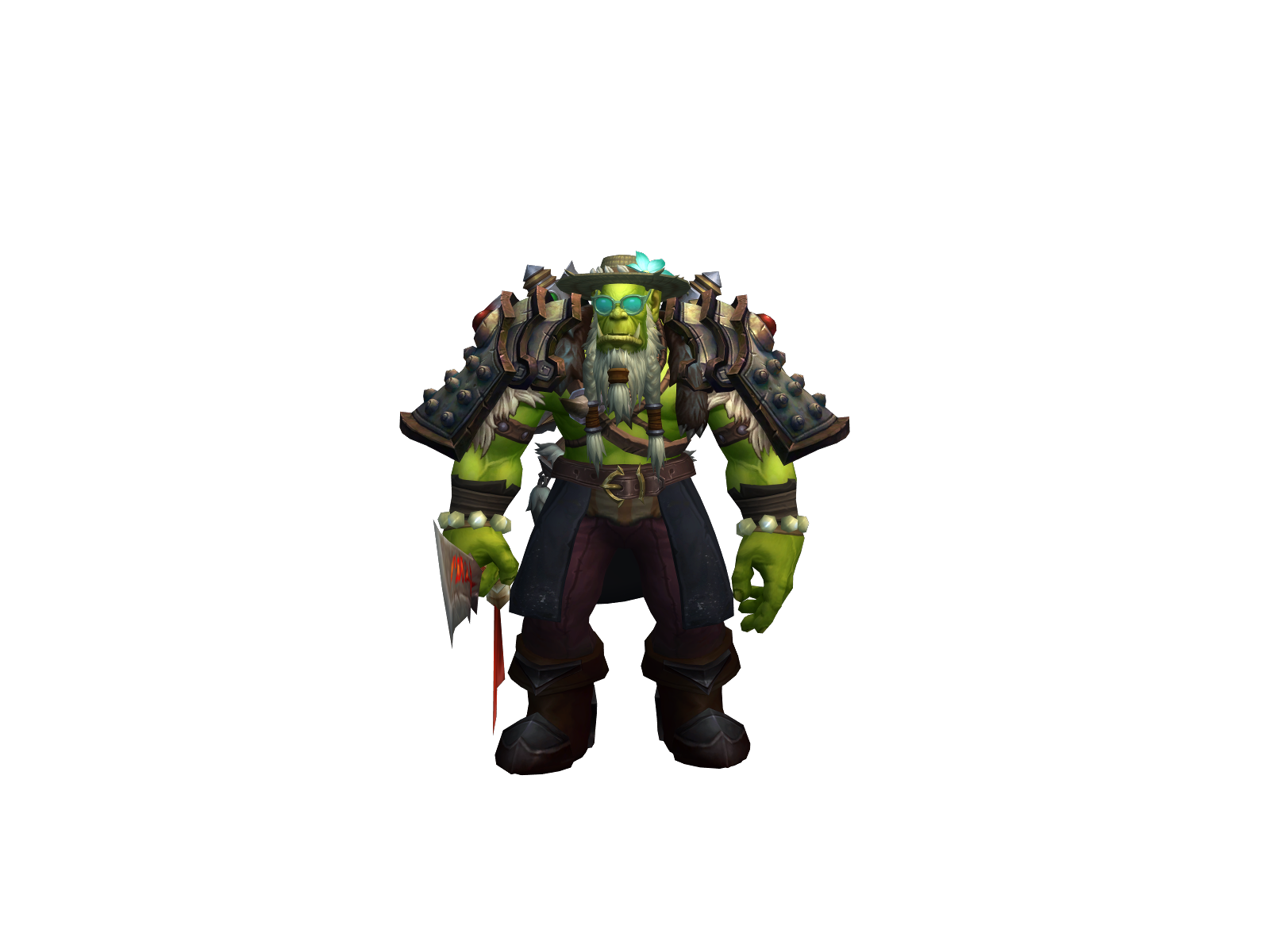 Zabutak 3D character render