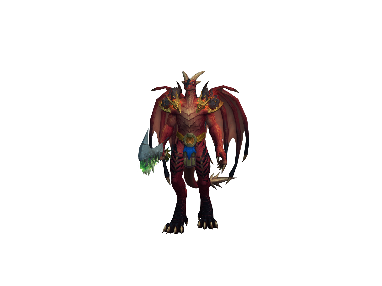Dragonbunz 3D character render