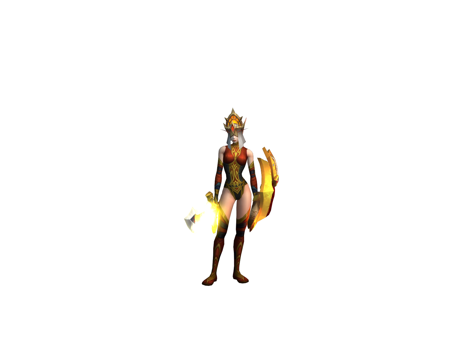 Shapelylegs 3D character render