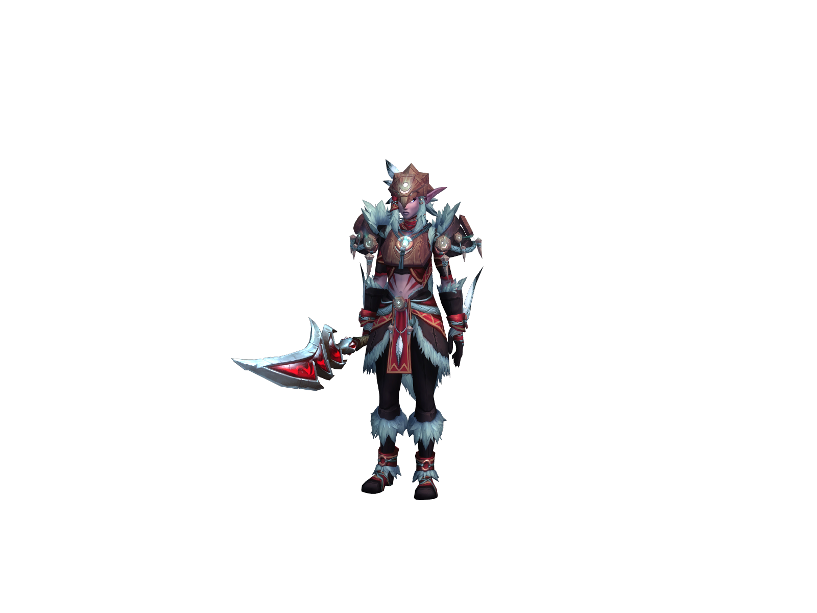 Rorara 3D character render