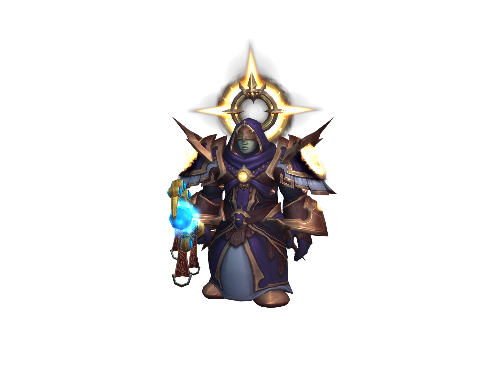Yamapriest 3D character render