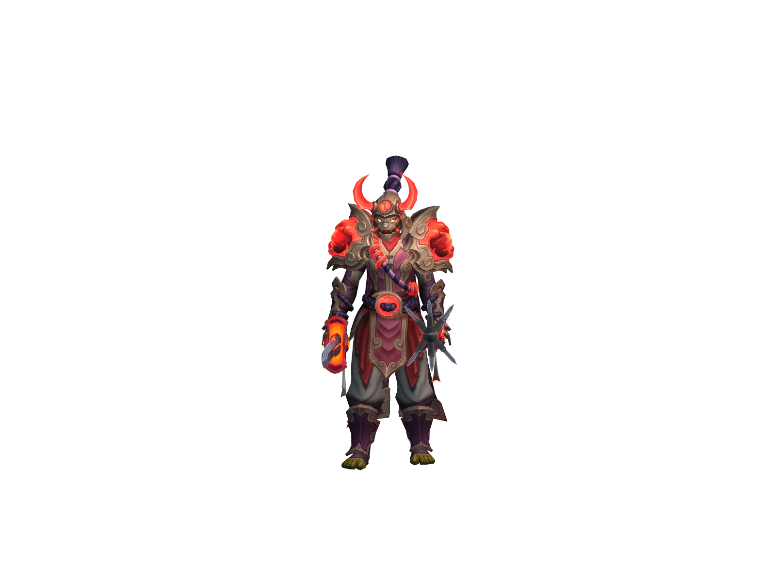 Mefistyou 3D character render