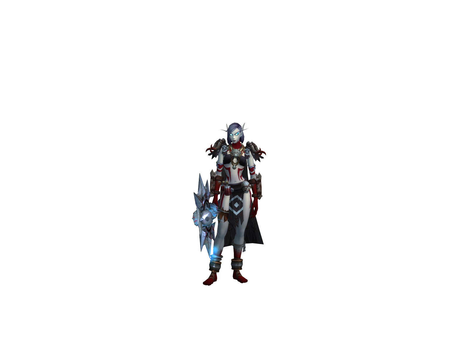 Halcyön 3D character render