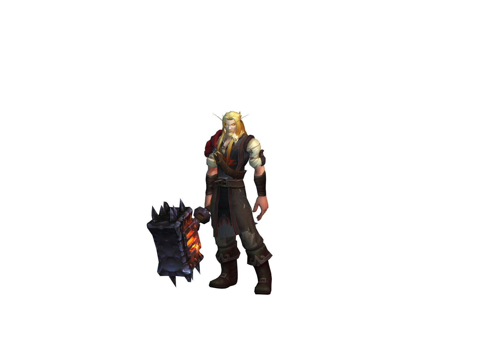 Wãke 3D character render