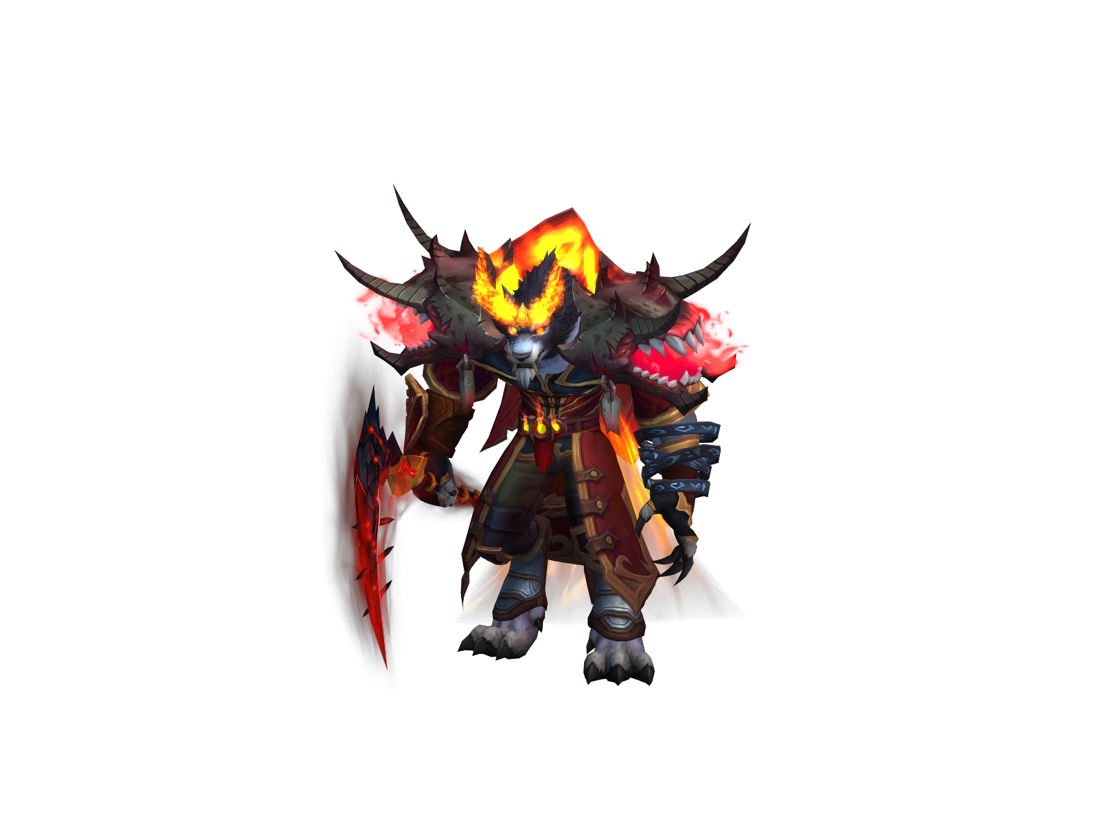 Wolvon 3D character render
