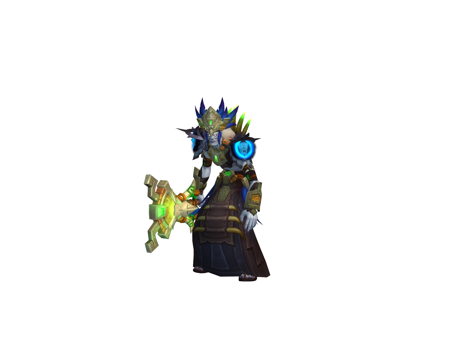 Ninepriest 3D character render
