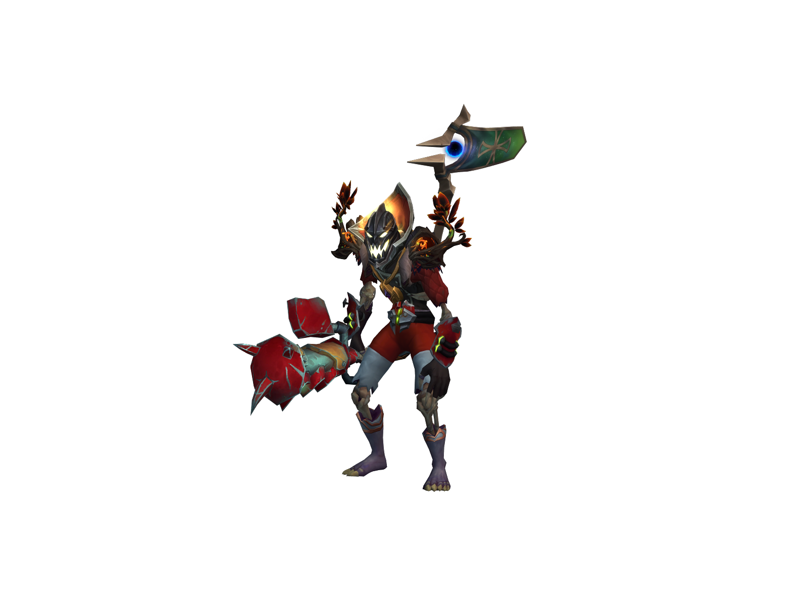 Slimmshady 3D character render