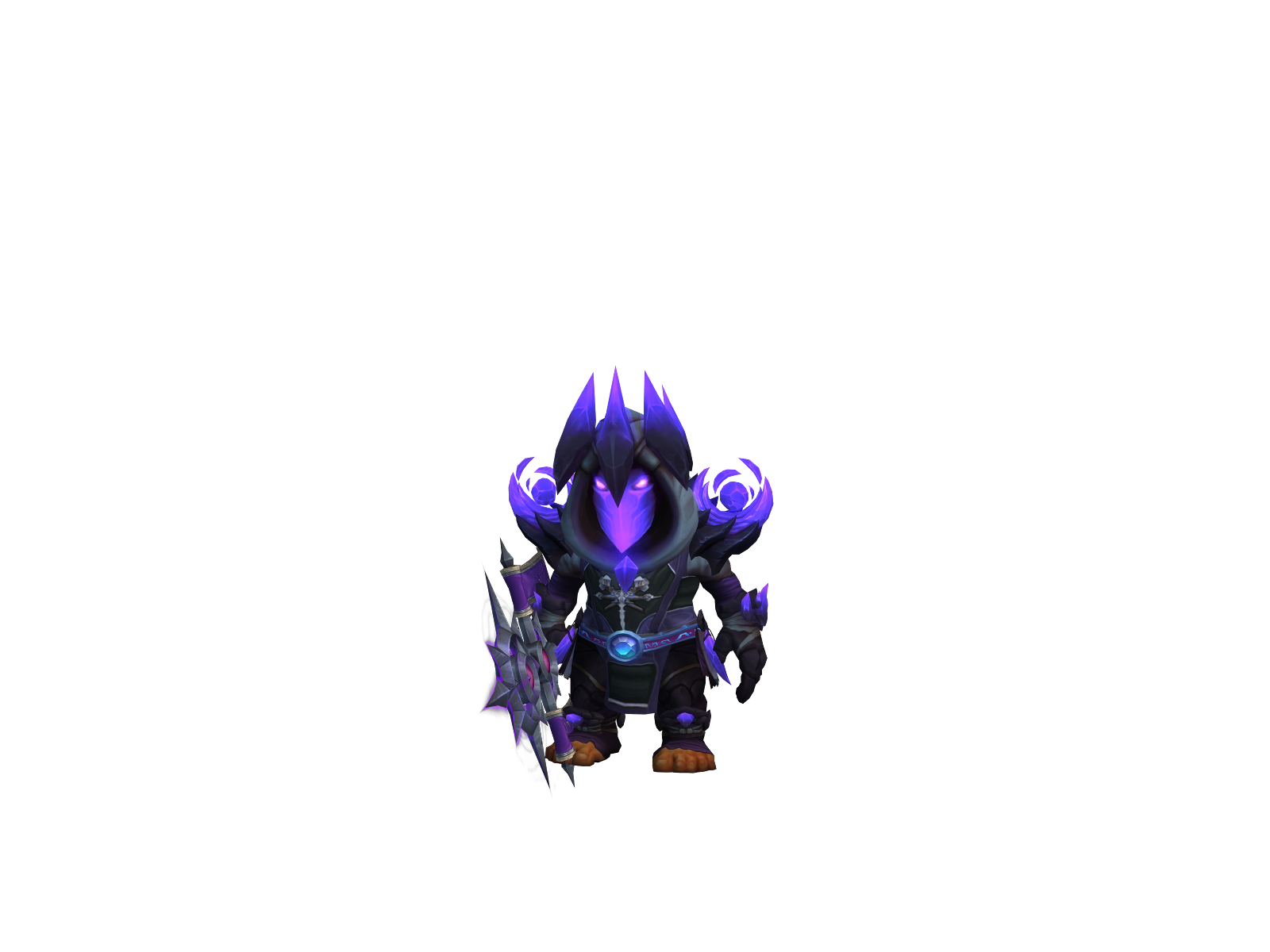 Pôba 3D character render