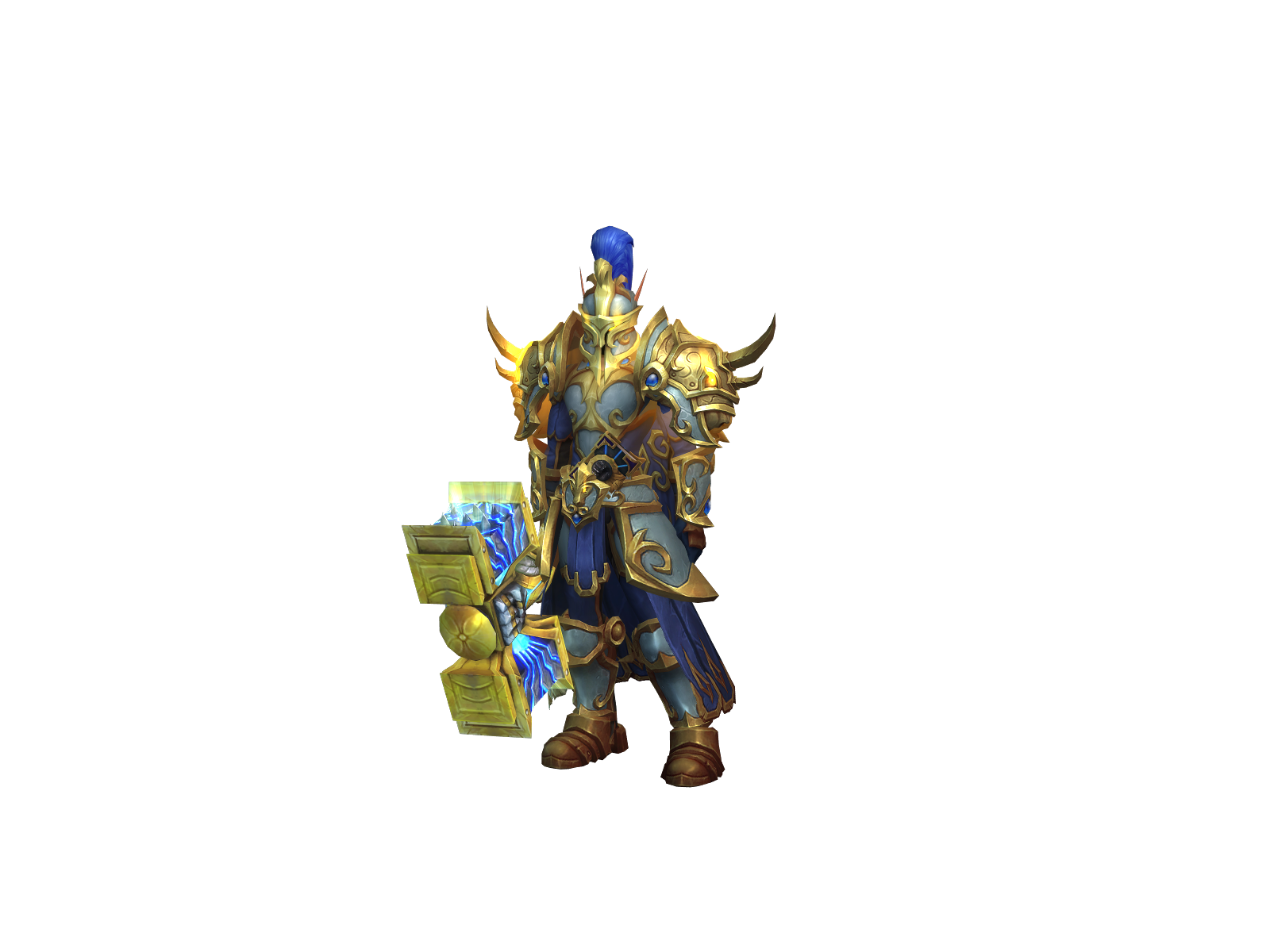Steelhearted 3D character render