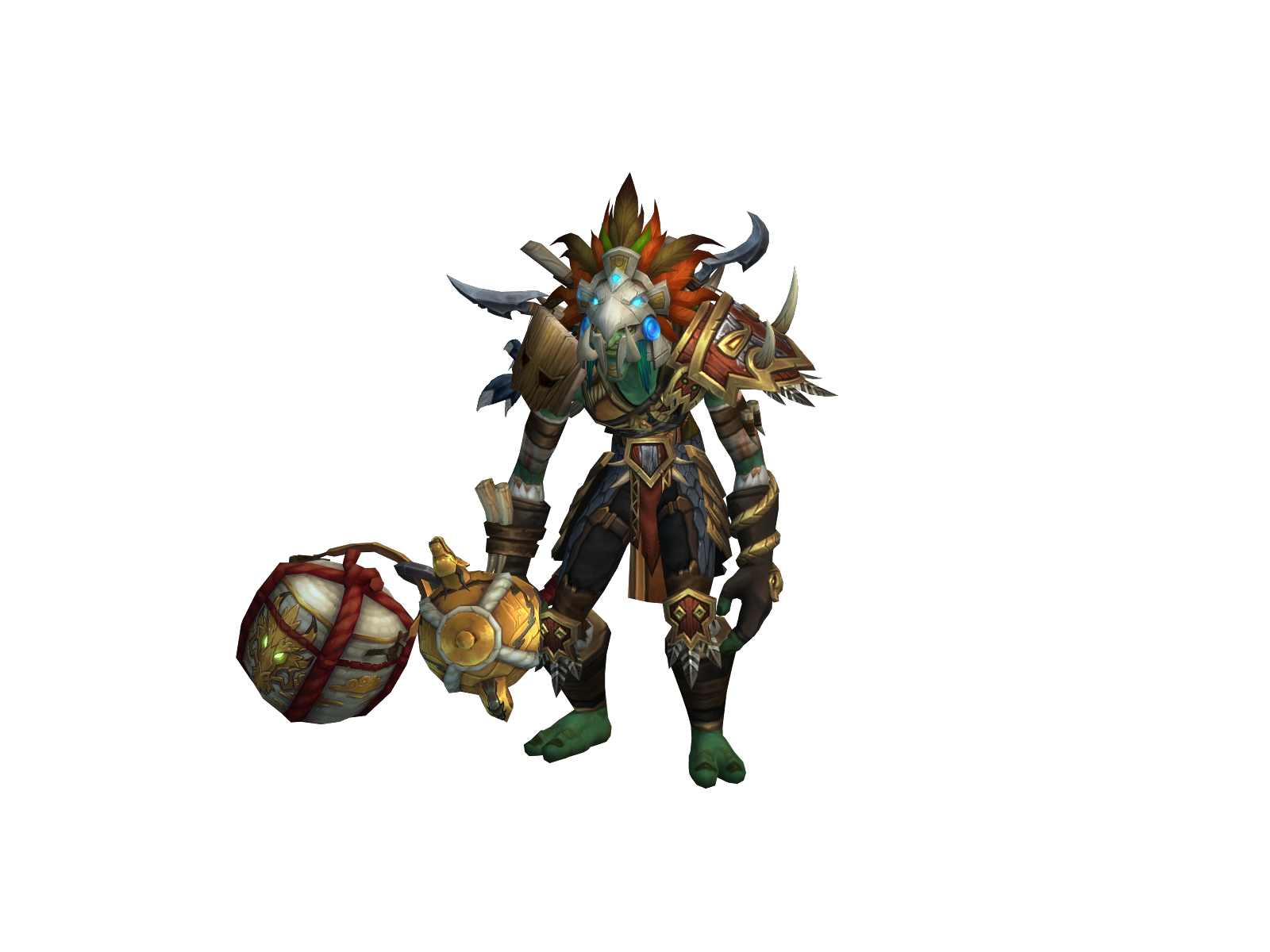 Rhokar 3D character render