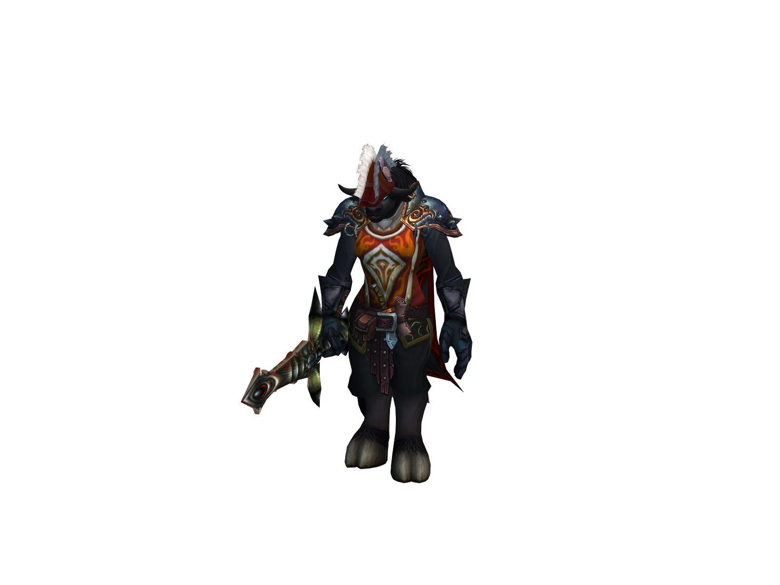 Morrticia 3D character render