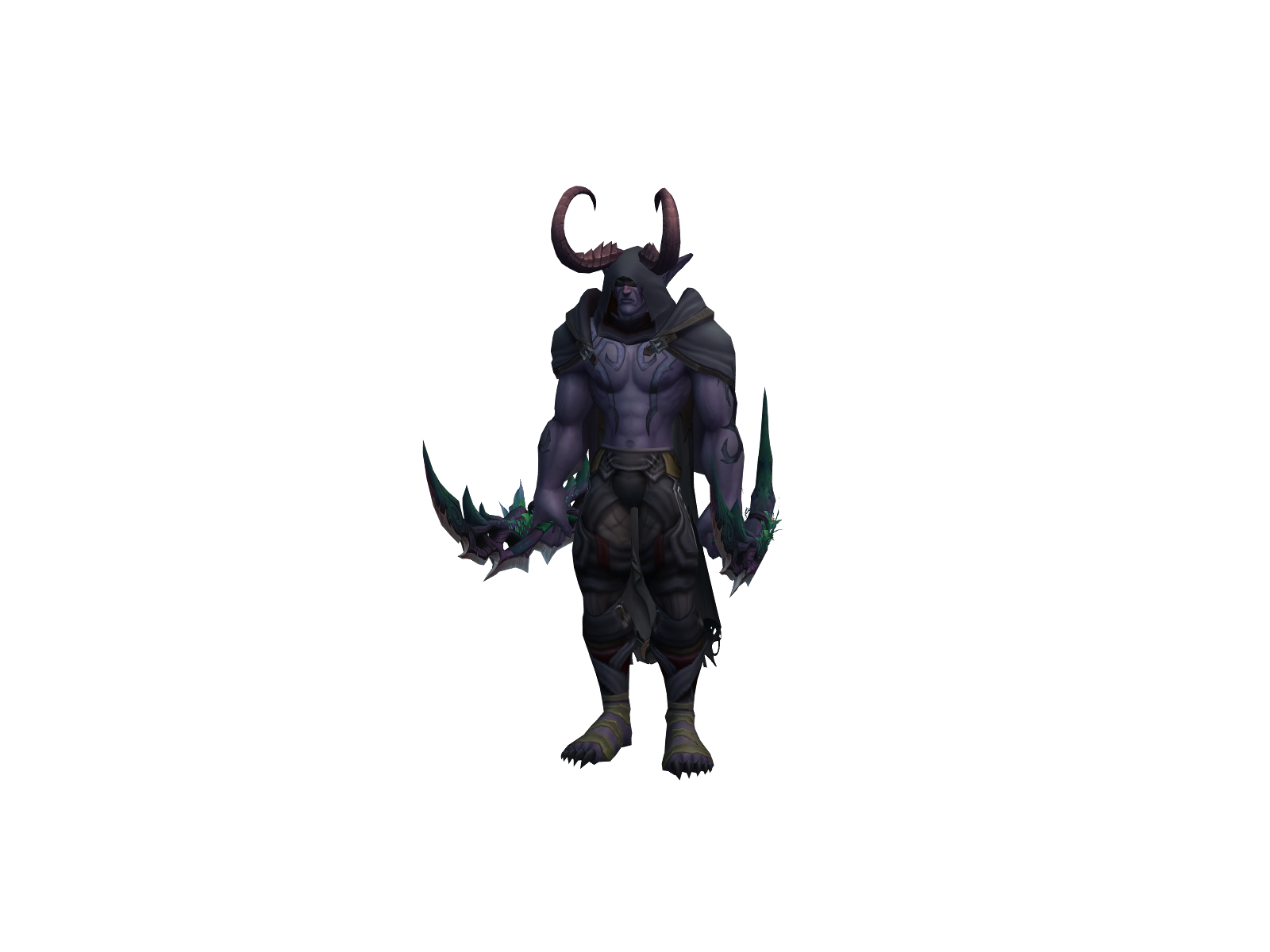 Illidàn 3D character render