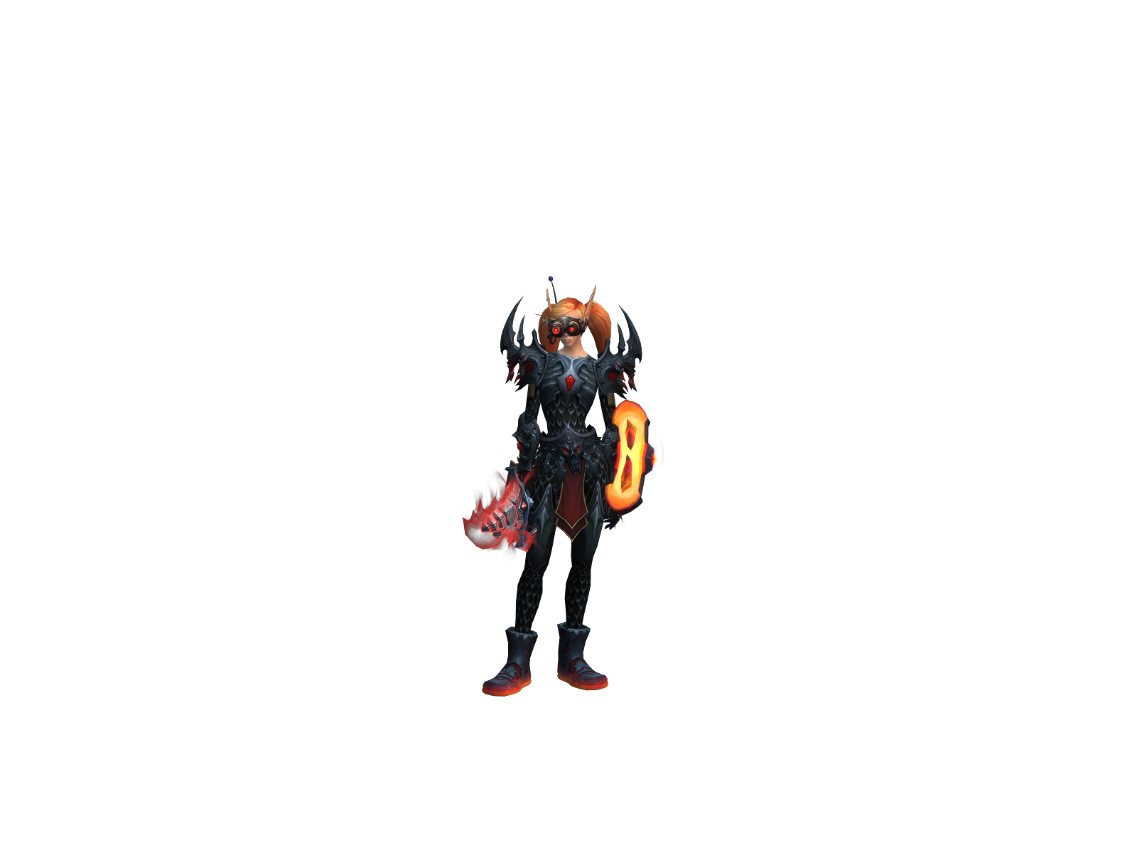 Nausea 3D character render