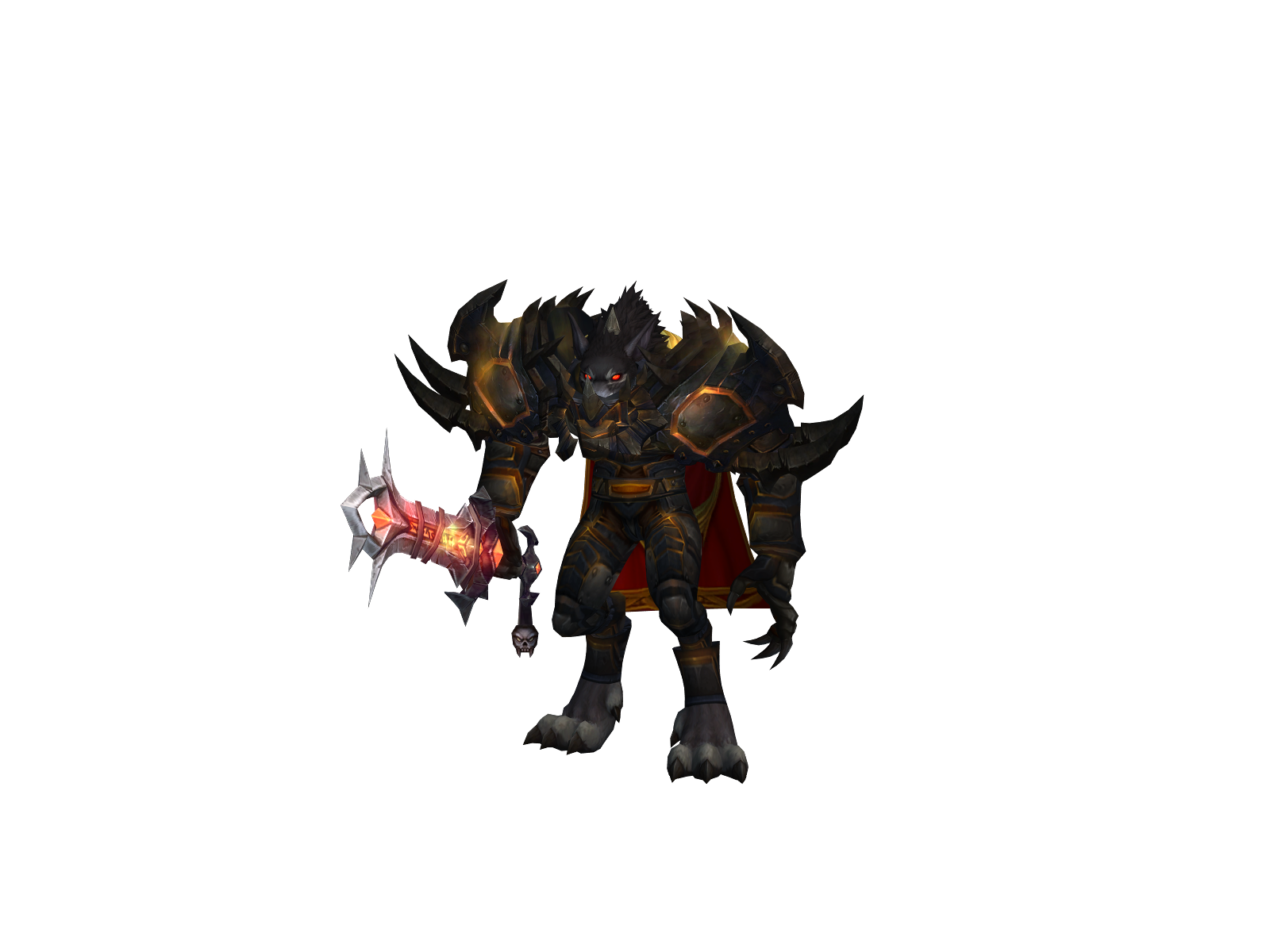 Arvarg 3D character render