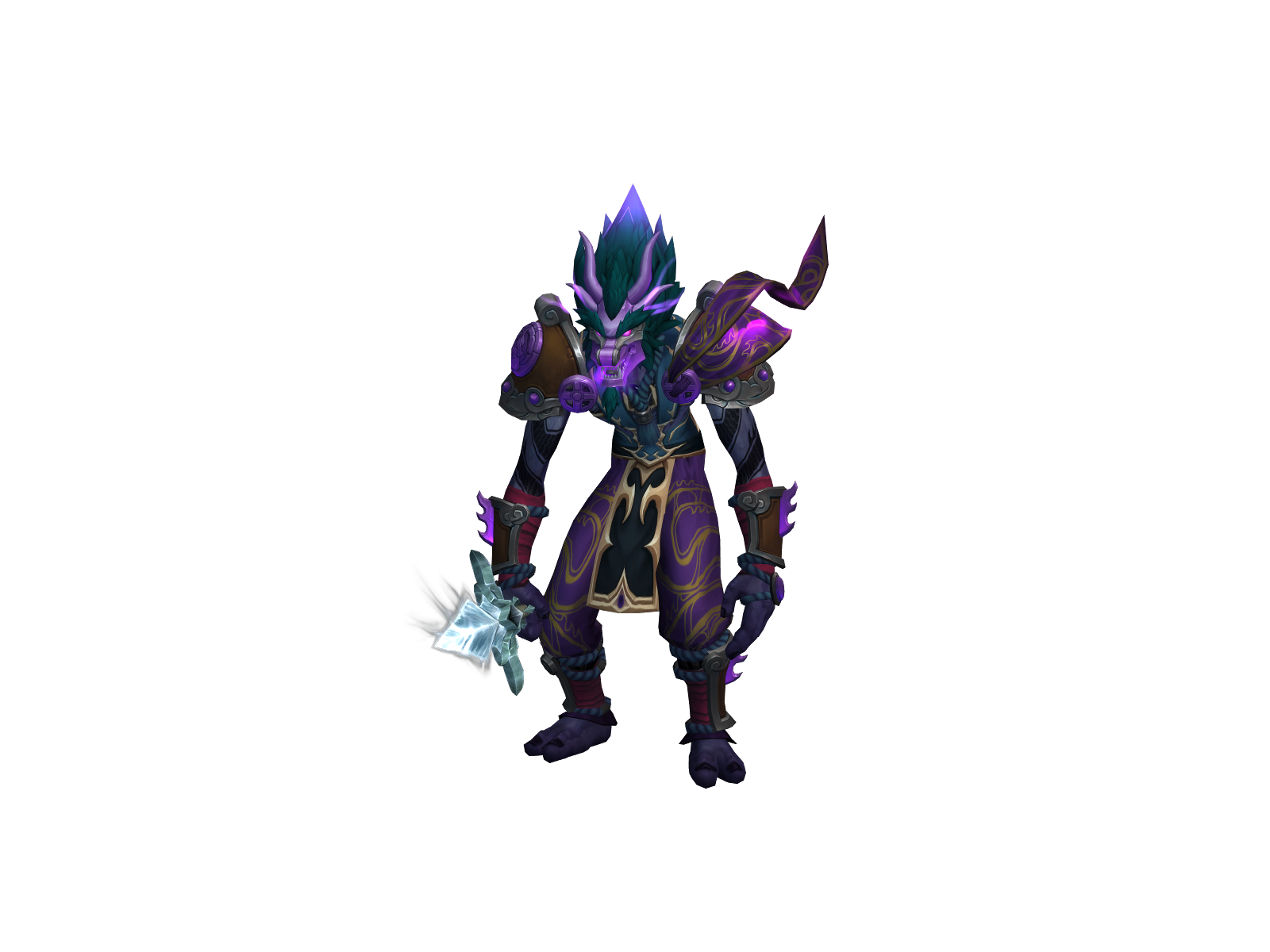 Airndax 3D character render