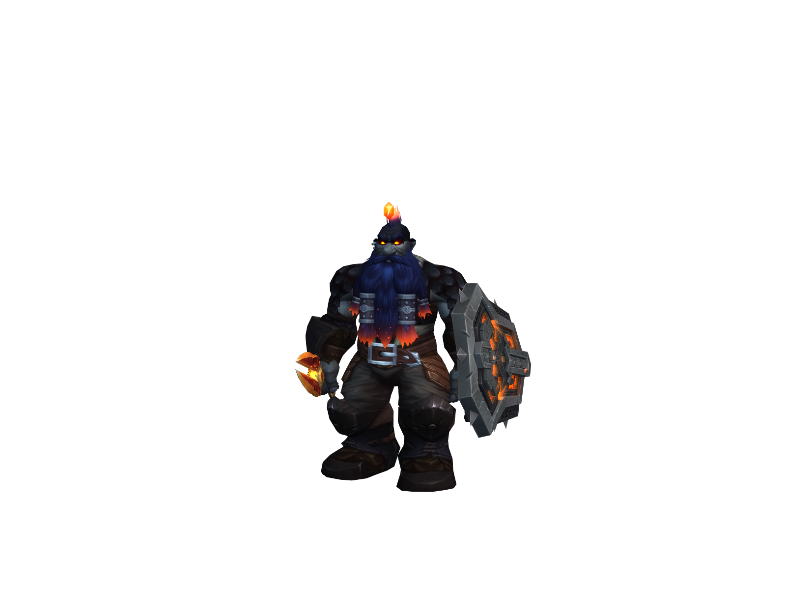 Shamcarbine 3D character render
