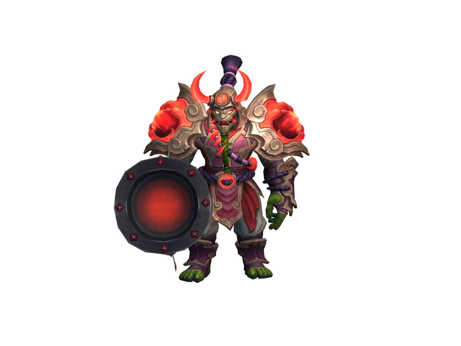 Greendh 3D character render