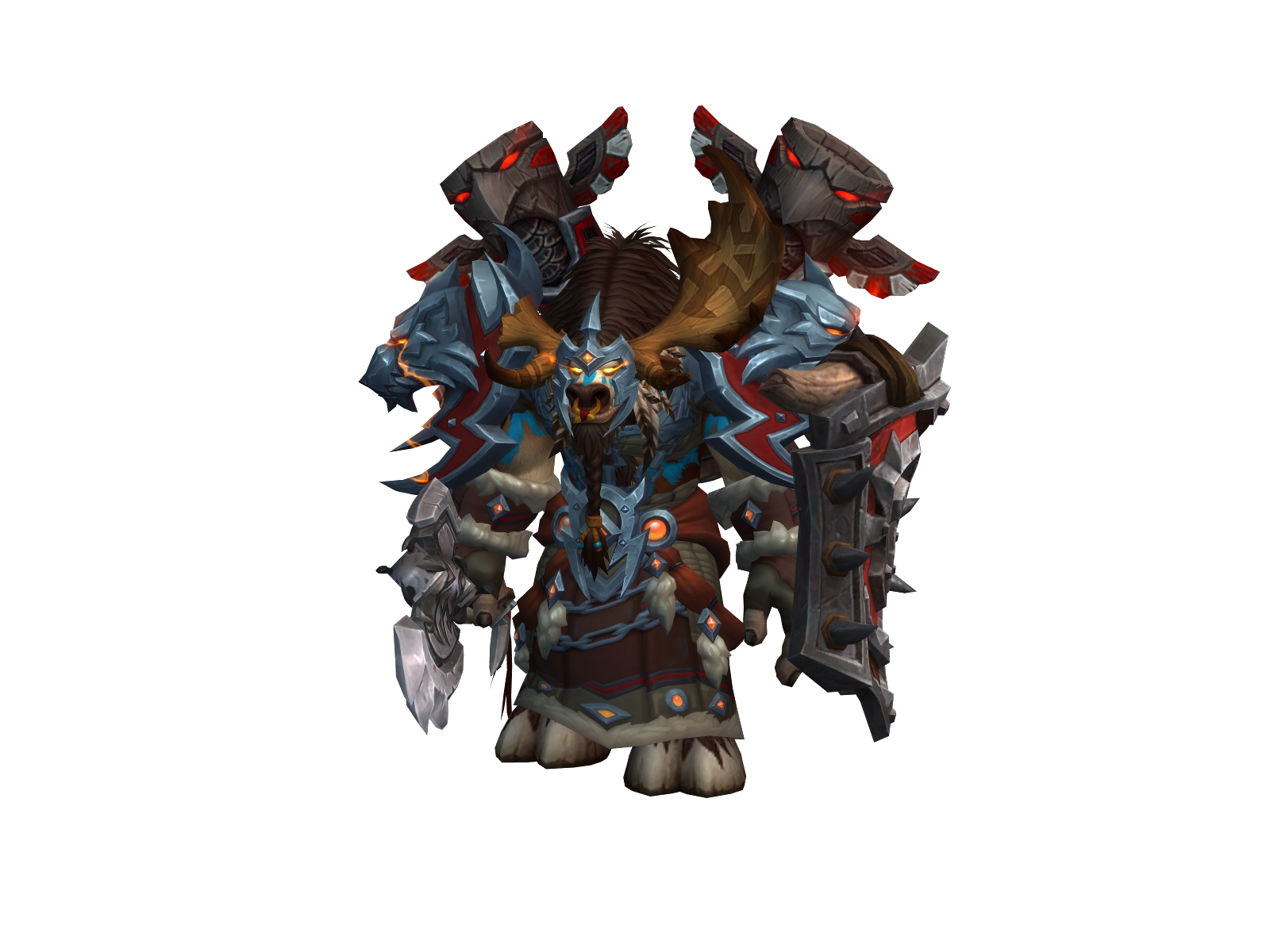 Thworp 3D character render