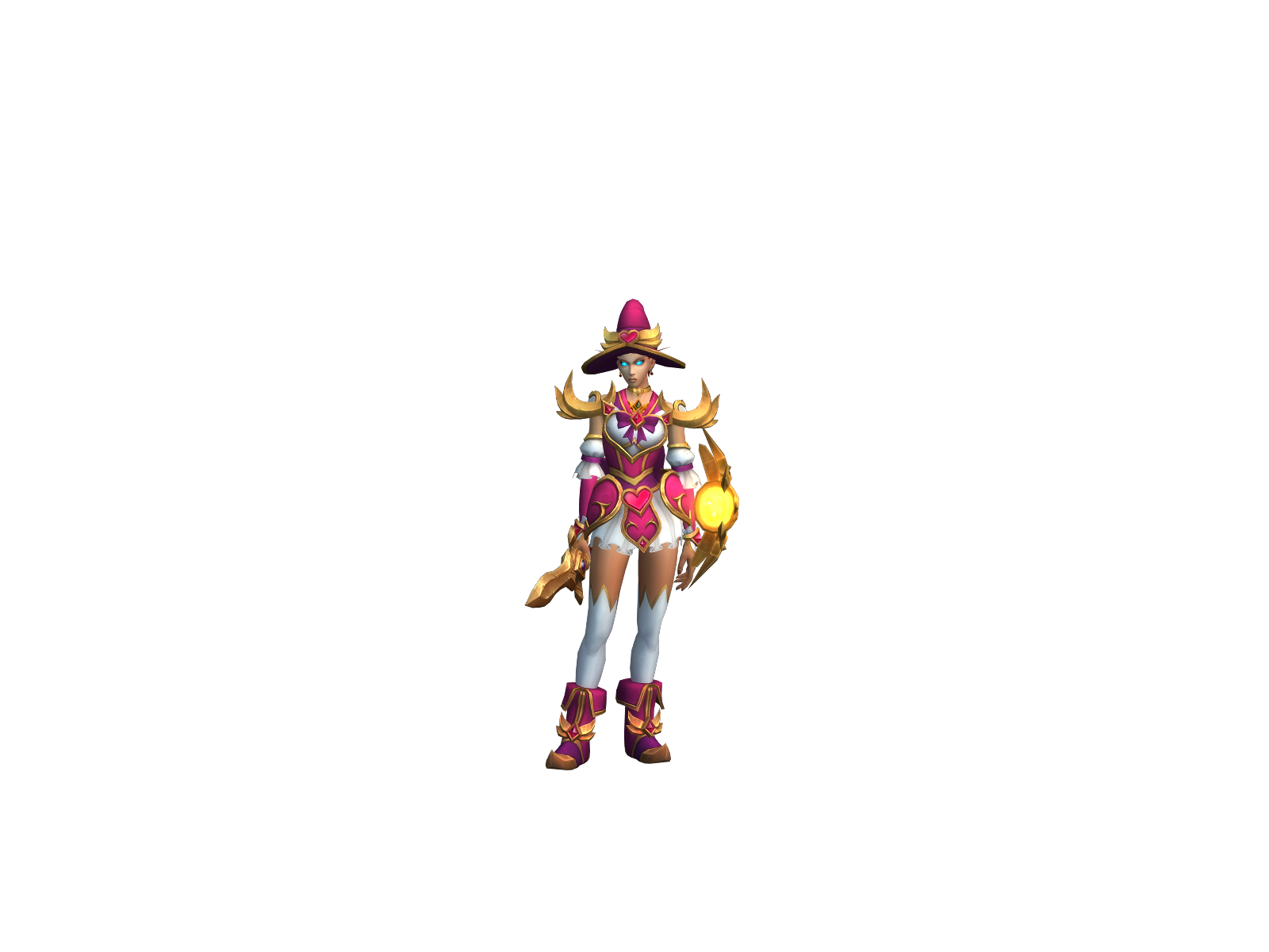 Shashasana 3D character render