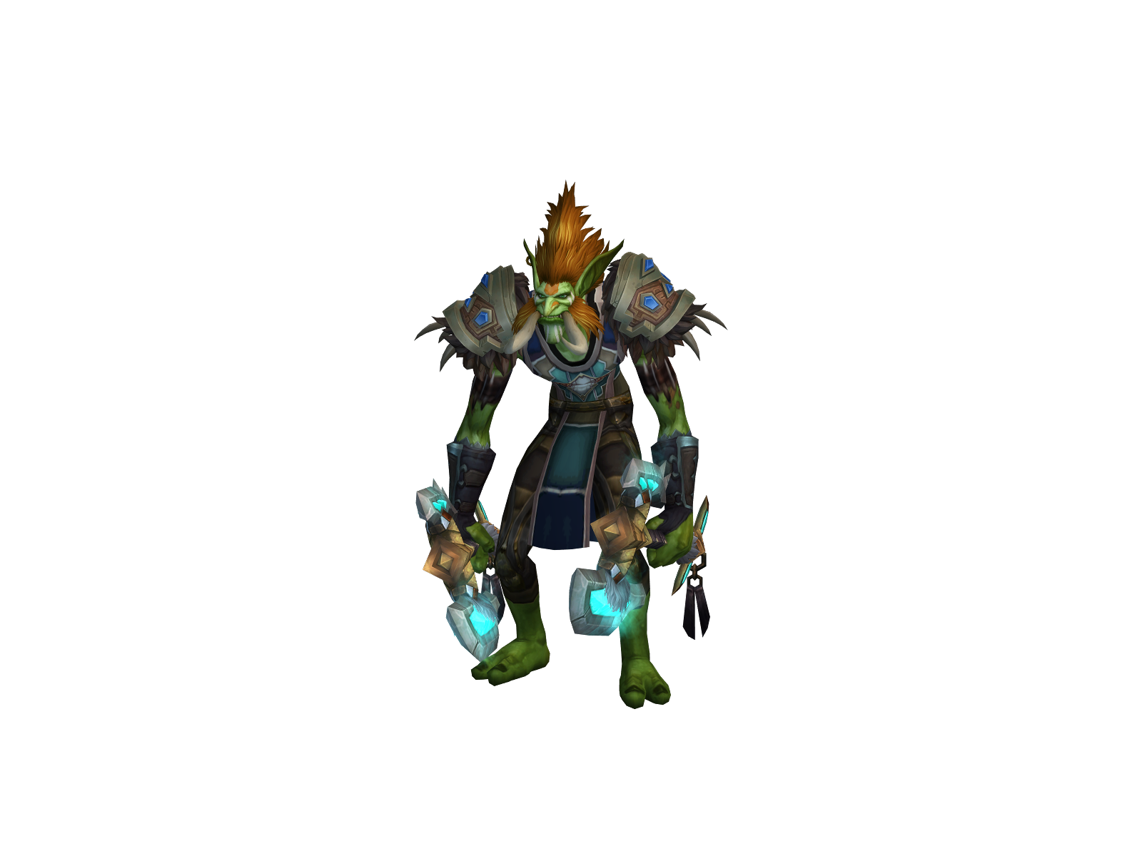 Shackleferd 3D character render