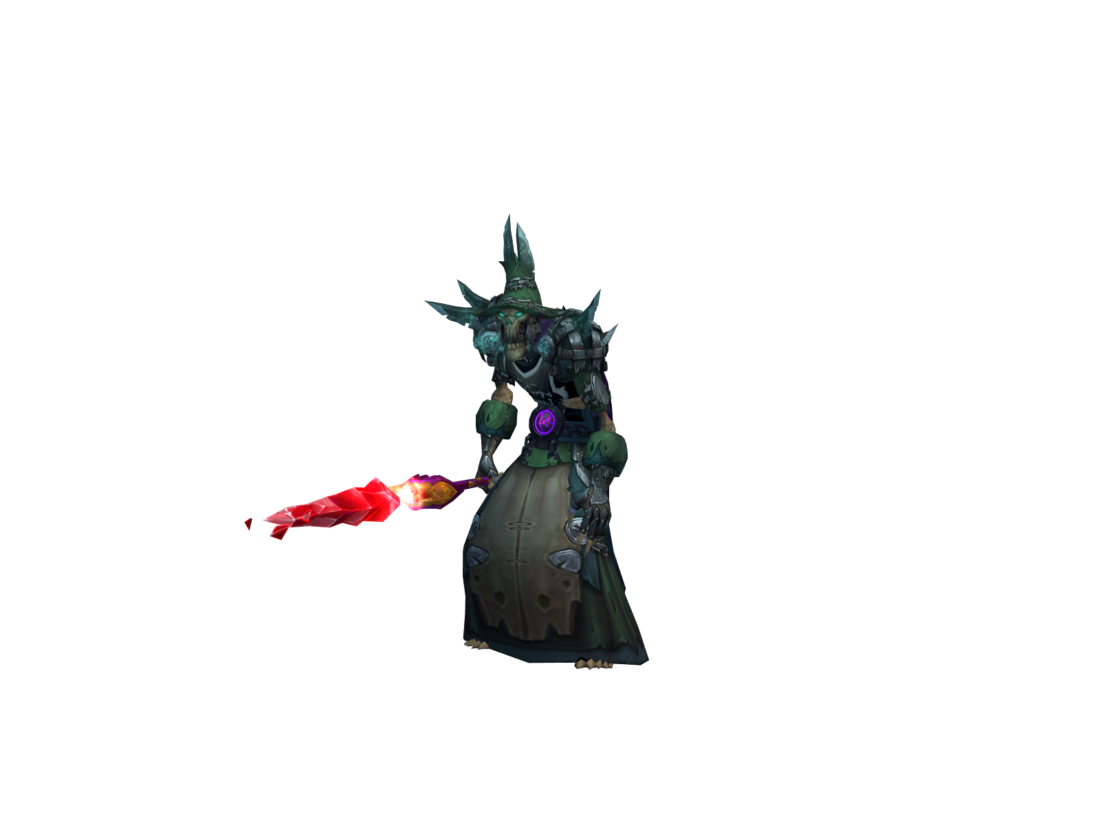Worshipped 3D character render