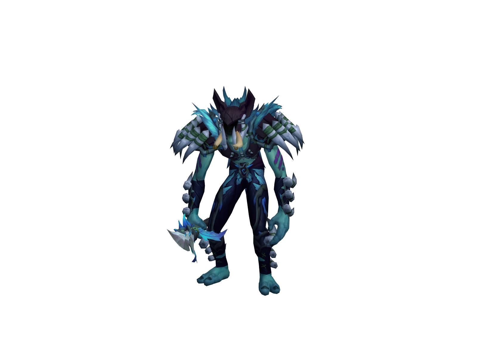 Transgender 3D character render