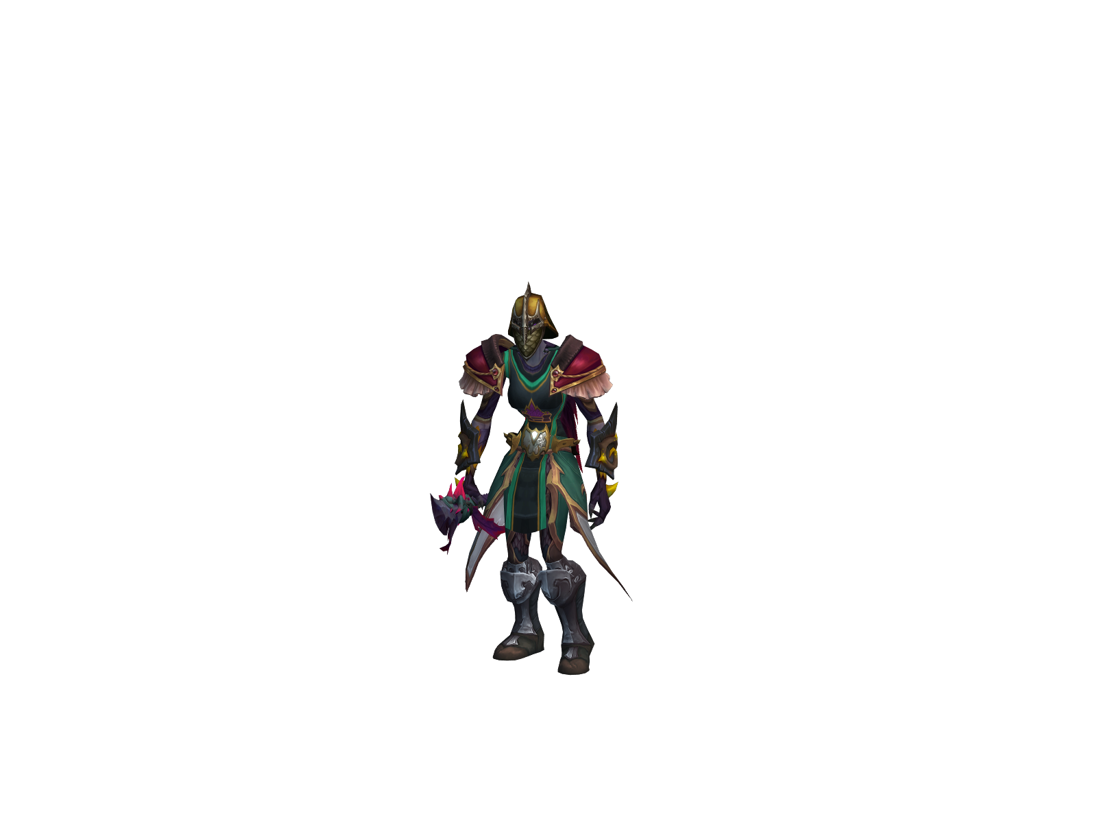 Rectangle 3D character render